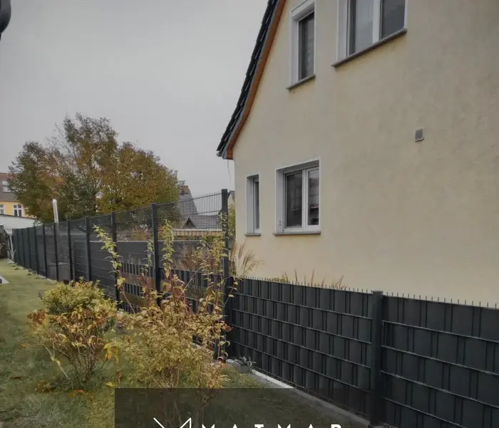 Doppelstabmatten mit passender Pforte